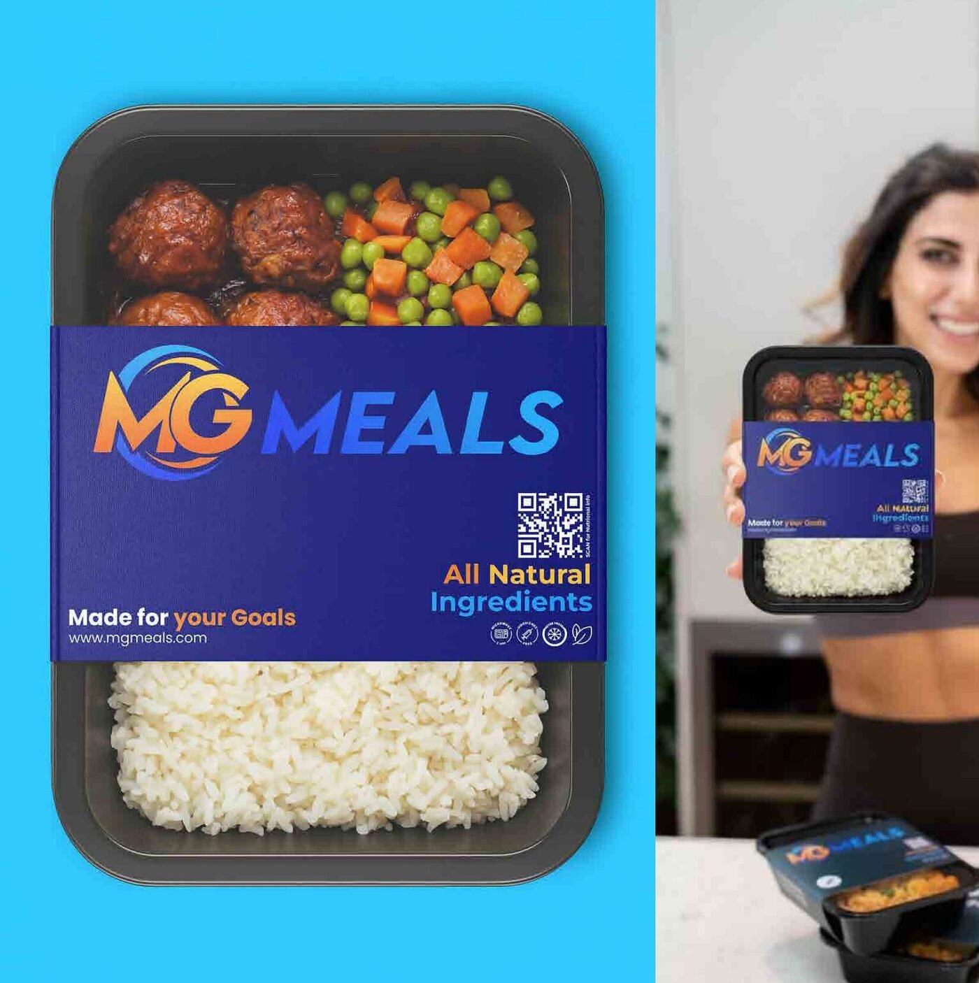 MG Meals — packaging and web
